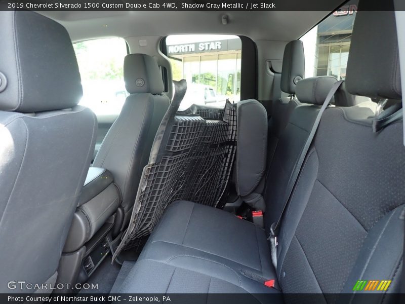 Shadow Gray Metallic / Jet Black 2019 Chevrolet Silverado 1500 Custom Double Cab 4WD