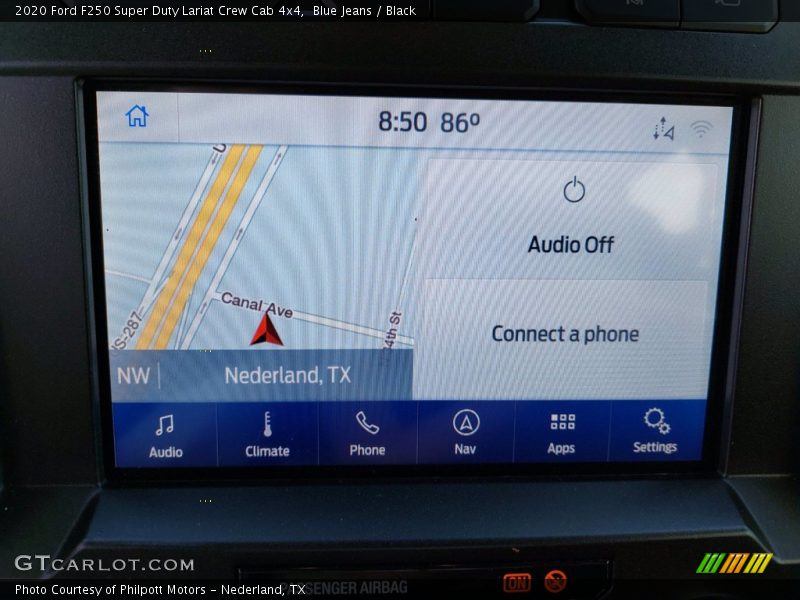 Blue Jeans / Black 2020 Ford F250 Super Duty Lariat Crew Cab 4x4