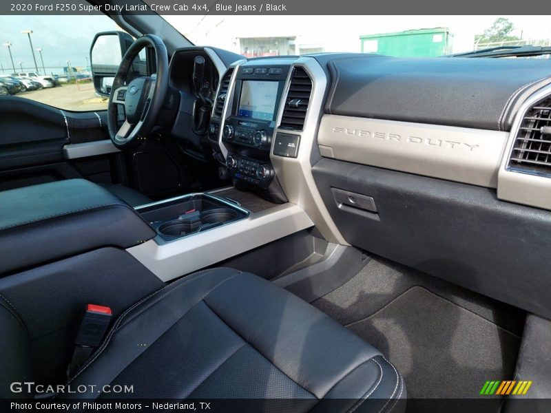 Blue Jeans / Black 2020 Ford F250 Super Duty Lariat Crew Cab 4x4