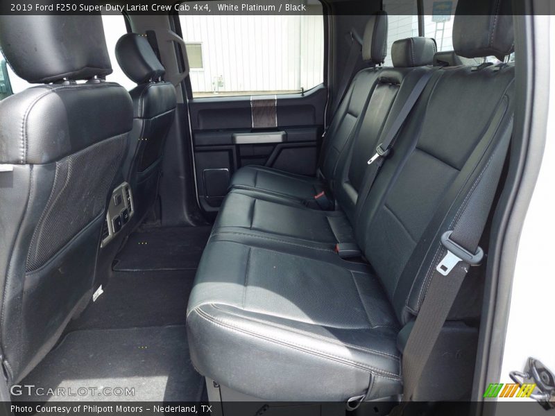 White Platinum / Black 2019 Ford F250 Super Duty Lariat Crew Cab 4x4