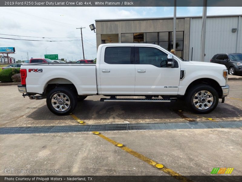 White Platinum / Black 2019 Ford F250 Super Duty Lariat Crew Cab 4x4