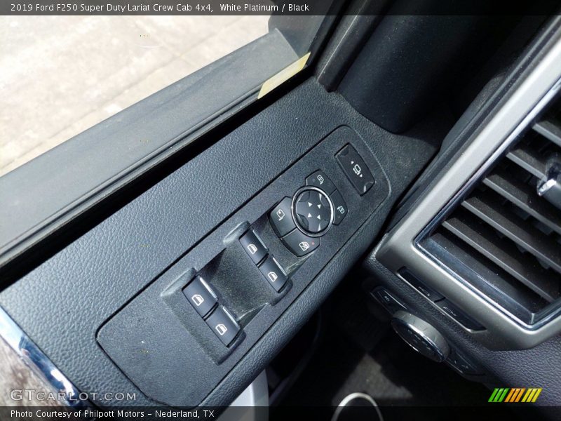 White Platinum / Black 2019 Ford F250 Super Duty Lariat Crew Cab 4x4