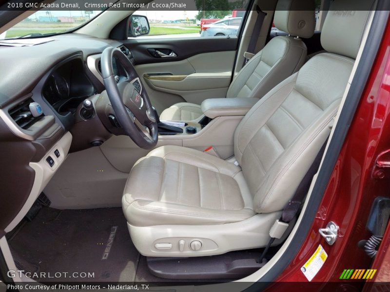 Crimson Red Tintcoat / Cocoa/Shale 2018 GMC Acadia Denali