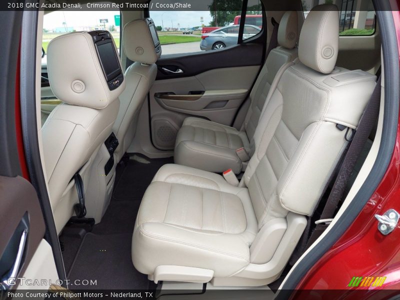 Crimson Red Tintcoat / Cocoa/Shale 2018 GMC Acadia Denali