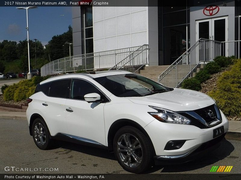 Pearl White / Graphite 2017 Nissan Murano Platinum AWD