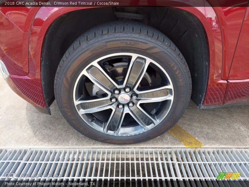 Crimson Red Tintcoat / Cocoa/Shale 2018 GMC Acadia Denali