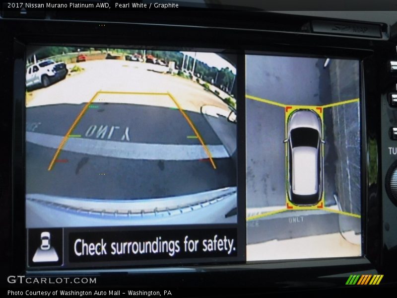Pearl White / Graphite 2017 Nissan Murano Platinum AWD