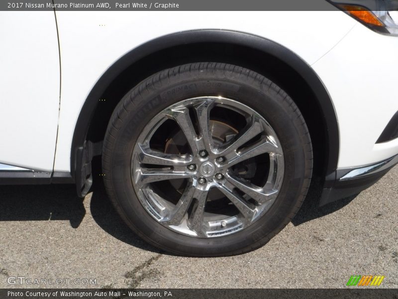 Pearl White / Graphite 2017 Nissan Murano Platinum AWD