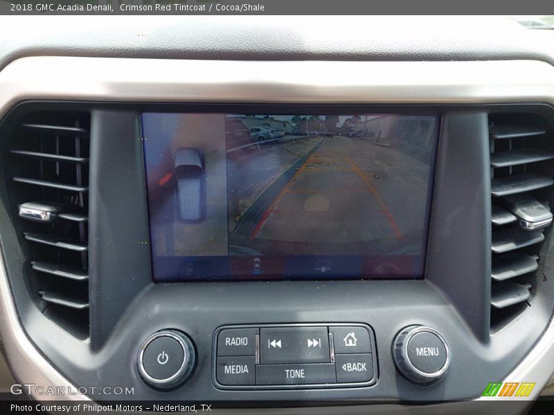 Crimson Red Tintcoat / Cocoa/Shale 2018 GMC Acadia Denali