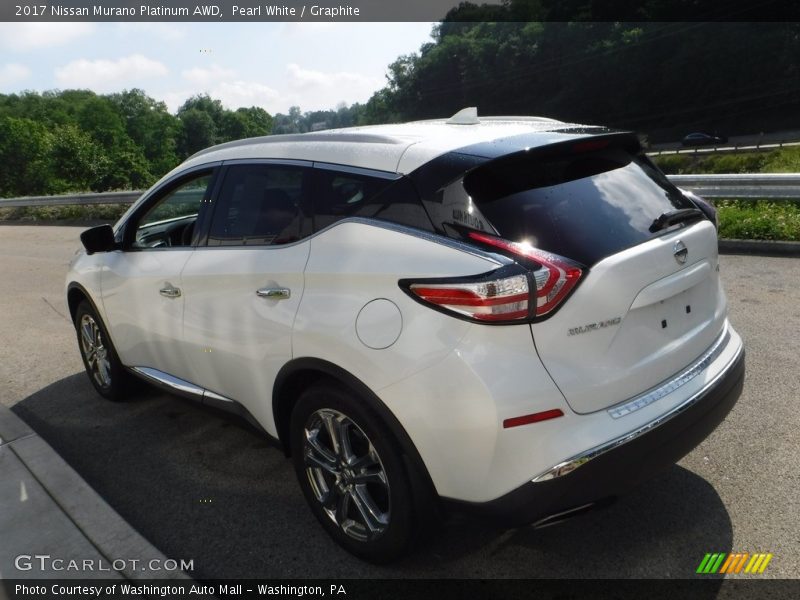 Pearl White / Graphite 2017 Nissan Murano Platinum AWD