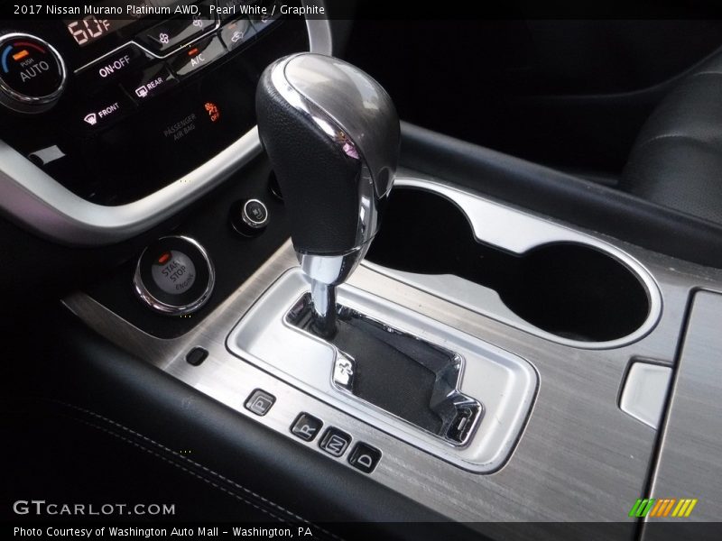 Pearl White / Graphite 2017 Nissan Murano Platinum AWD