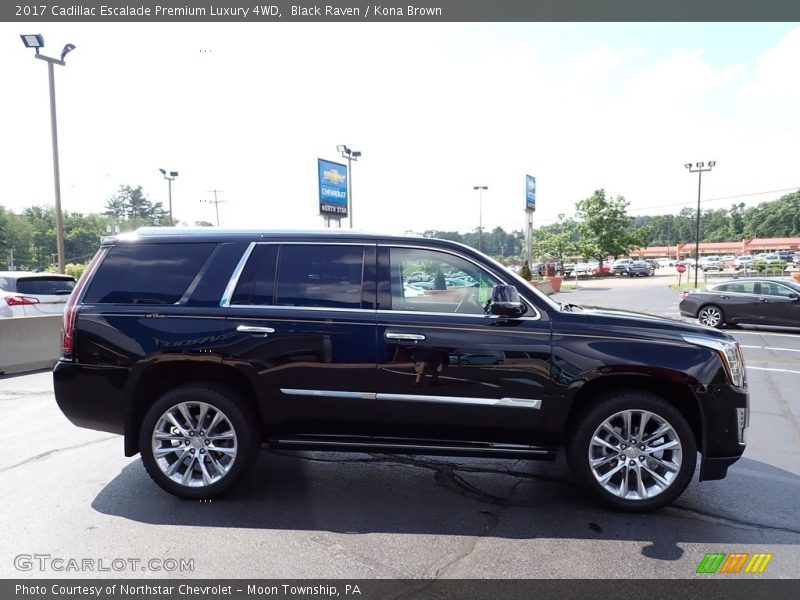 Black Raven / Kona Brown 2017 Cadillac Escalade Premium Luxury 4WD