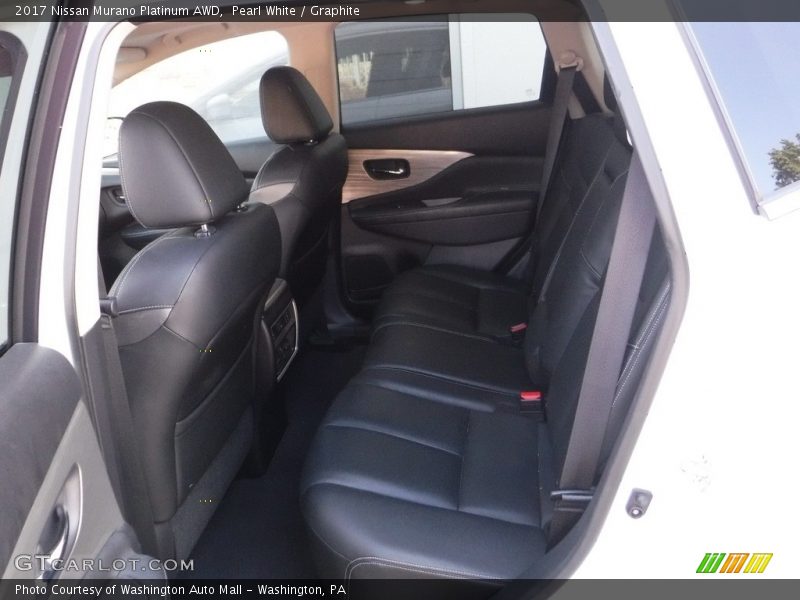 Pearl White / Graphite 2017 Nissan Murano Platinum AWD