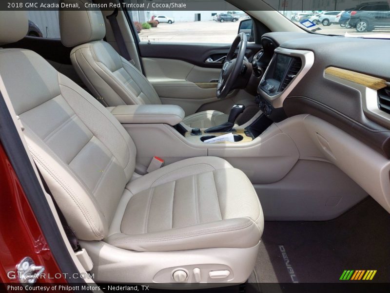 Crimson Red Tintcoat / Cocoa/Shale 2018 GMC Acadia Denali