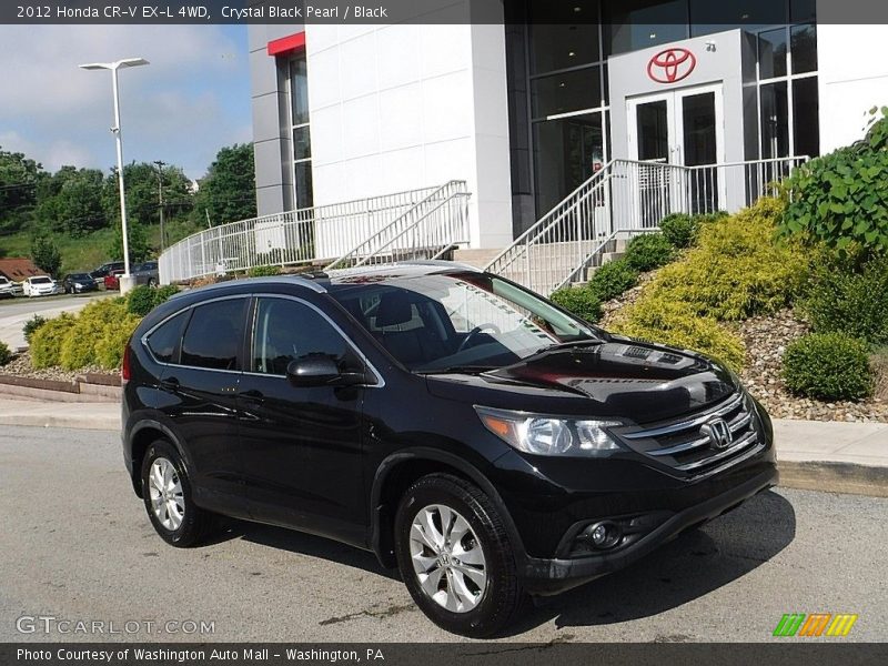 Crystal Black Pearl / Black 2012 Honda CR-V EX-L 4WD