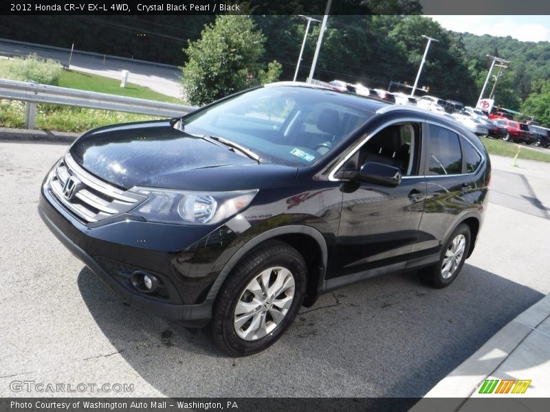Crystal Black Pearl / Black 2012 Honda CR-V EX-L 4WD