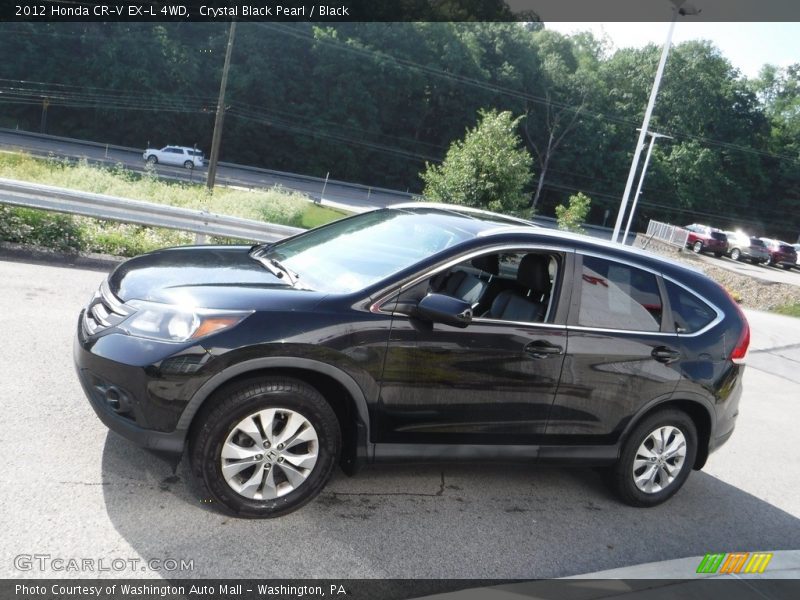 Crystal Black Pearl / Black 2012 Honda CR-V EX-L 4WD