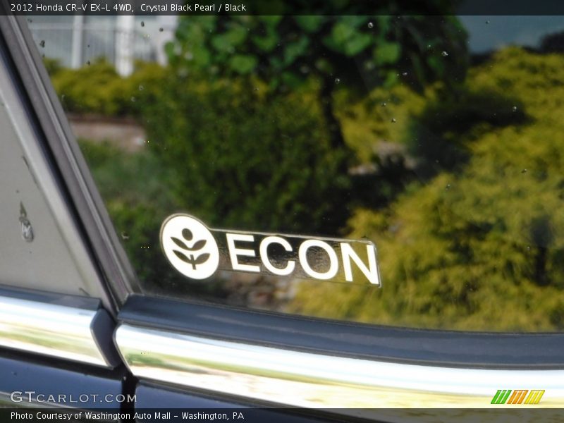 Crystal Black Pearl / Black 2012 Honda CR-V EX-L 4WD