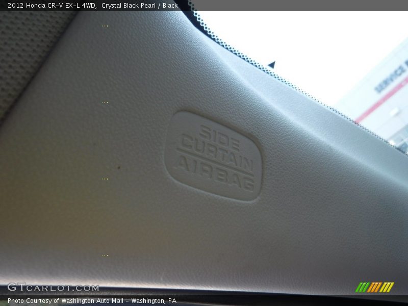 Crystal Black Pearl / Black 2012 Honda CR-V EX-L 4WD