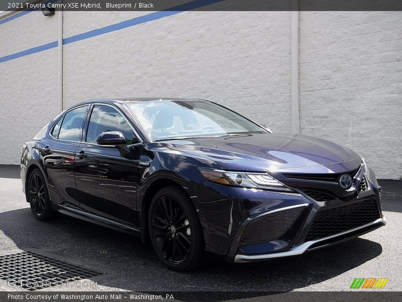 Blueprint / Black 2021 Toyota Camry XSE Hybrid