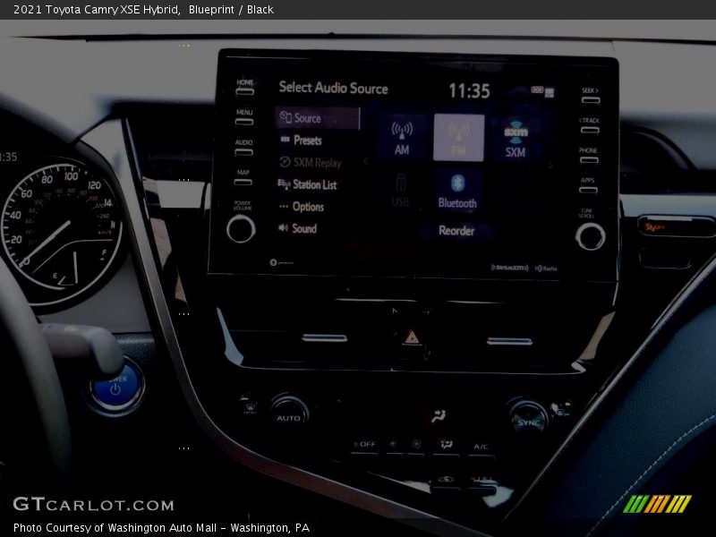 Blueprint / Black 2021 Toyota Camry XSE Hybrid