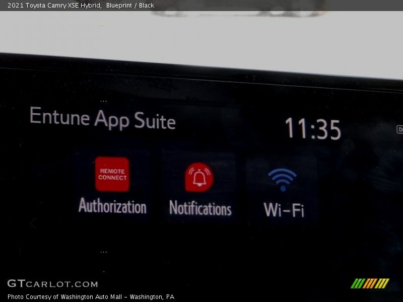 Blueprint / Black 2021 Toyota Camry XSE Hybrid