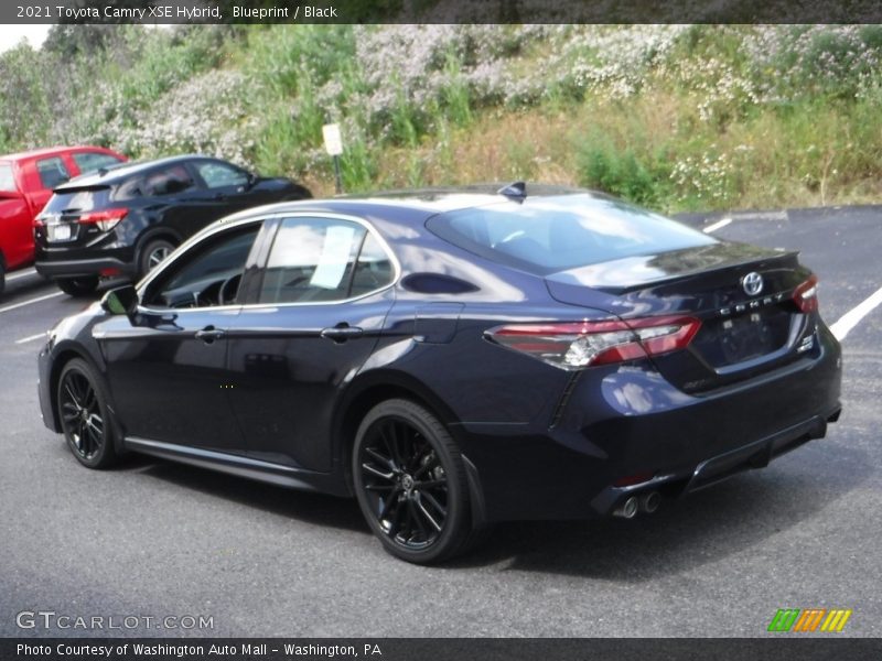 Blueprint / Black 2021 Toyota Camry XSE Hybrid