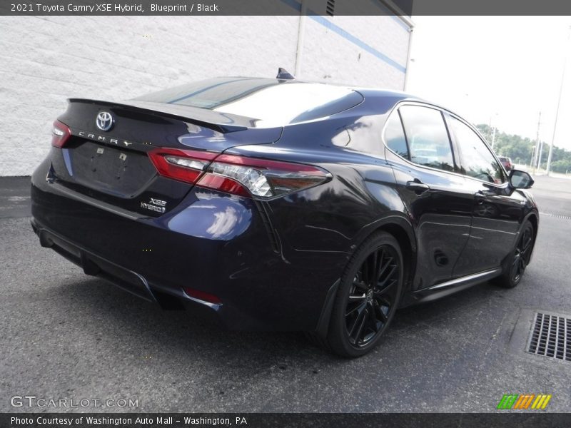 Blueprint / Black 2021 Toyota Camry XSE Hybrid