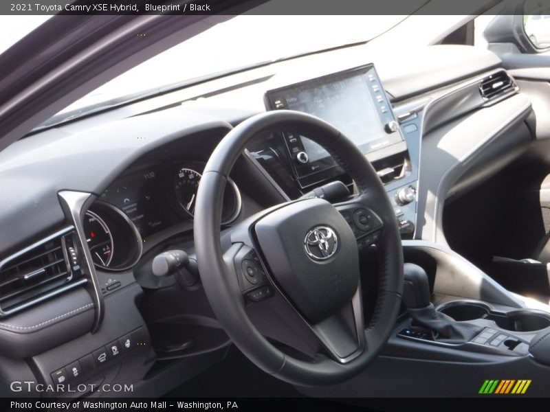 Blueprint / Black 2021 Toyota Camry XSE Hybrid
