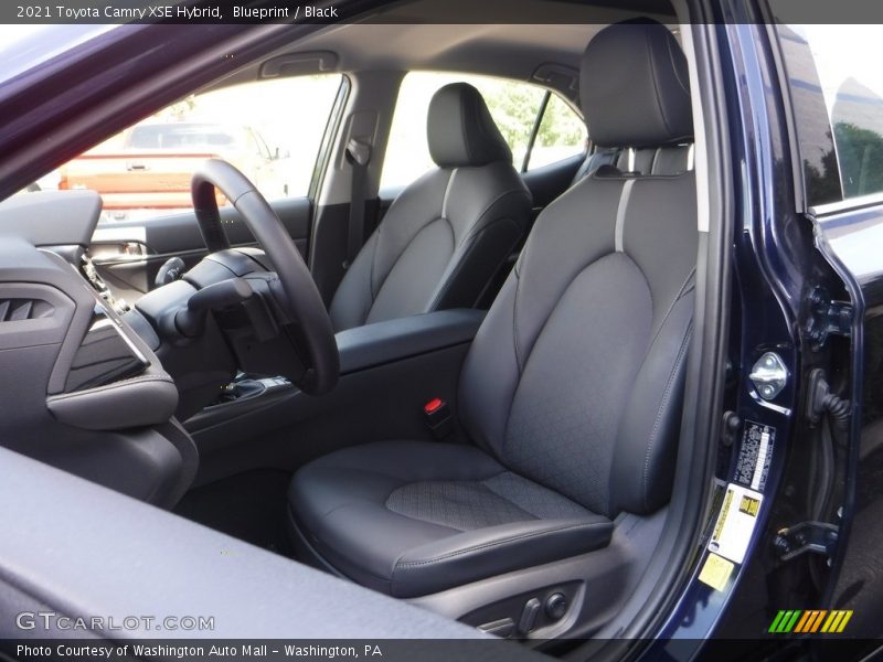 Front Seat of 2021 Camry XSE Hybrid
