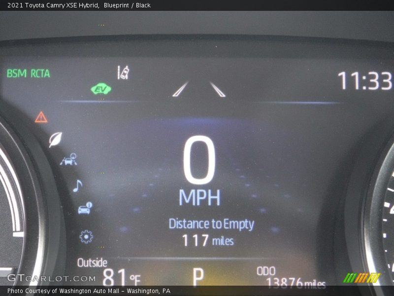 Blueprint / Black 2021 Toyota Camry XSE Hybrid