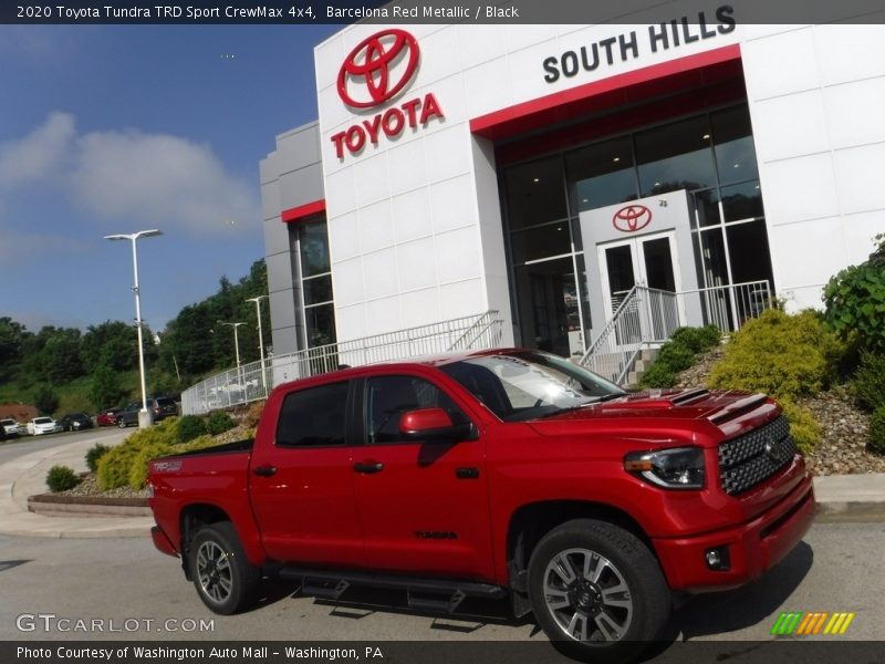 Barcelona Red Metallic / Black 2020 Toyota Tundra TRD Sport CrewMax 4x4