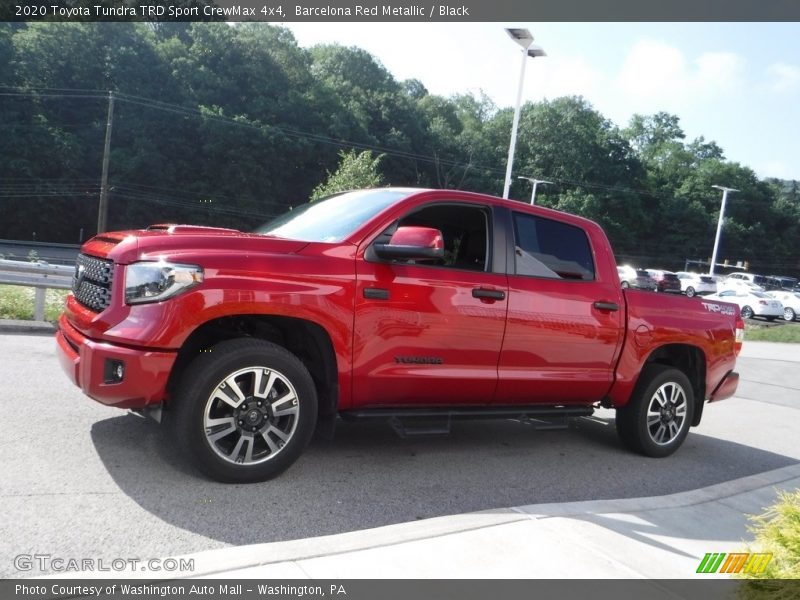 Barcelona Red Metallic / Black 2020 Toyota Tundra TRD Sport CrewMax 4x4