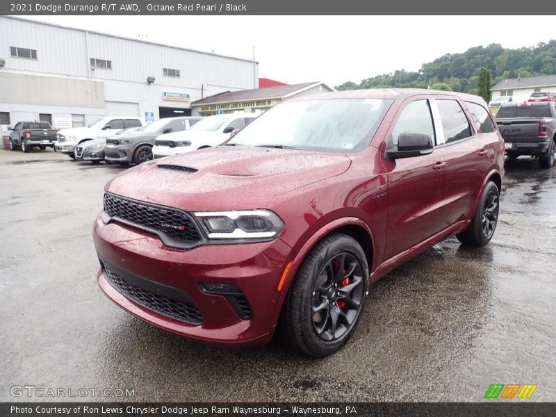Octane Red Pearl / Black 2021 Dodge Durango R/T AWD