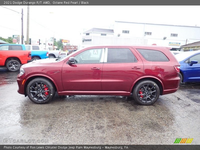 Octane Red Pearl / Black 2021 Dodge Durango R/T AWD