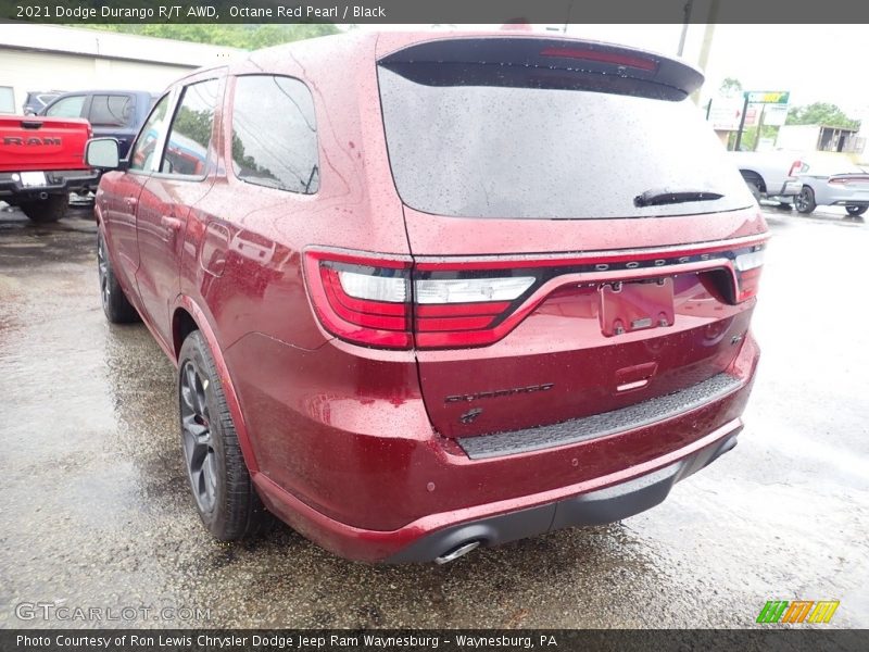 Octane Red Pearl / Black 2021 Dodge Durango R/T AWD