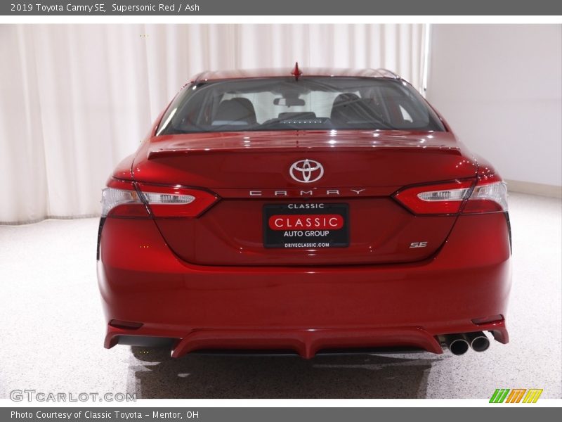 Supersonic Red / Ash 2019 Toyota Camry SE