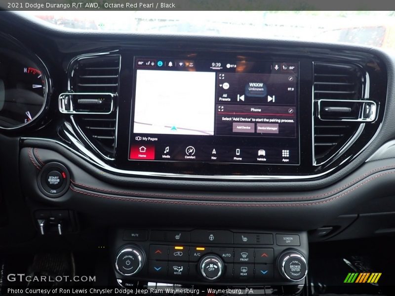 Octane Red Pearl / Black 2021 Dodge Durango R/T AWD
