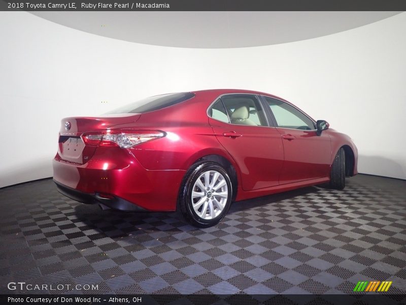 Ruby Flare Pearl / Macadamia 2018 Toyota Camry LE
