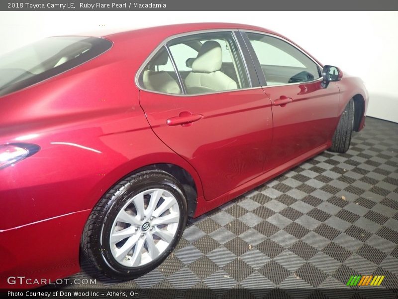 Ruby Flare Pearl / Macadamia 2018 Toyota Camry LE