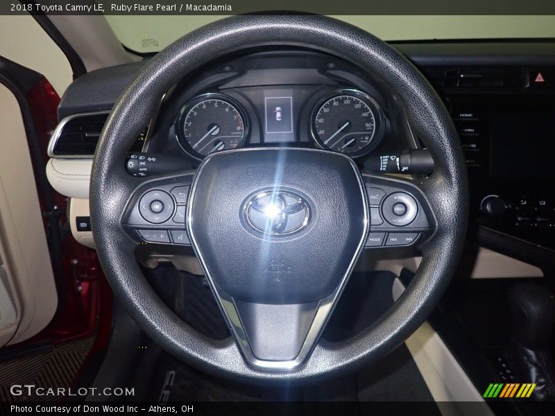 Ruby Flare Pearl / Macadamia 2018 Toyota Camry LE