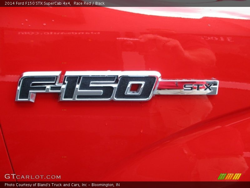 Race Red / Black 2014 Ford F150 STX SuperCab 4x4