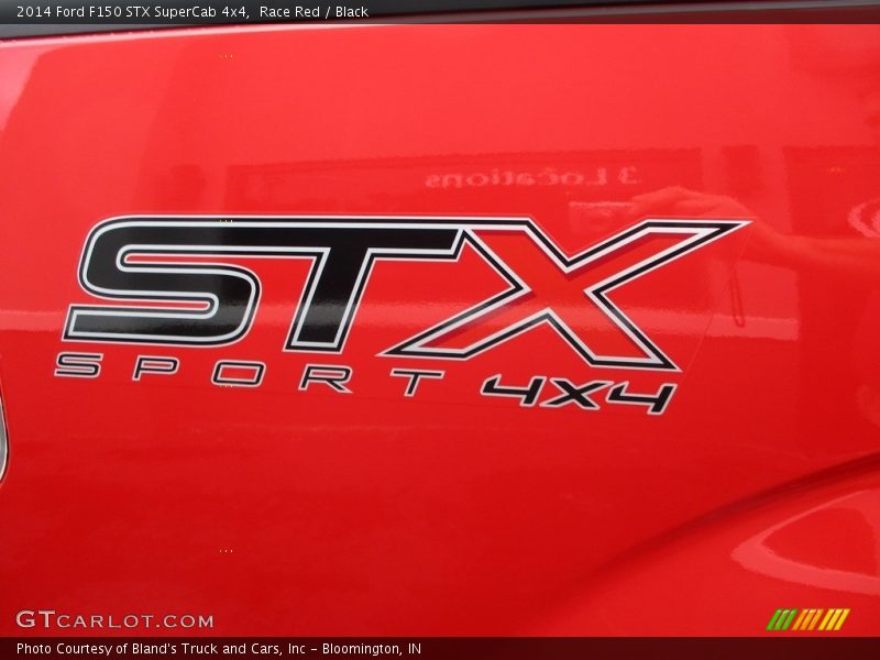 Race Red / Black 2014 Ford F150 STX SuperCab 4x4