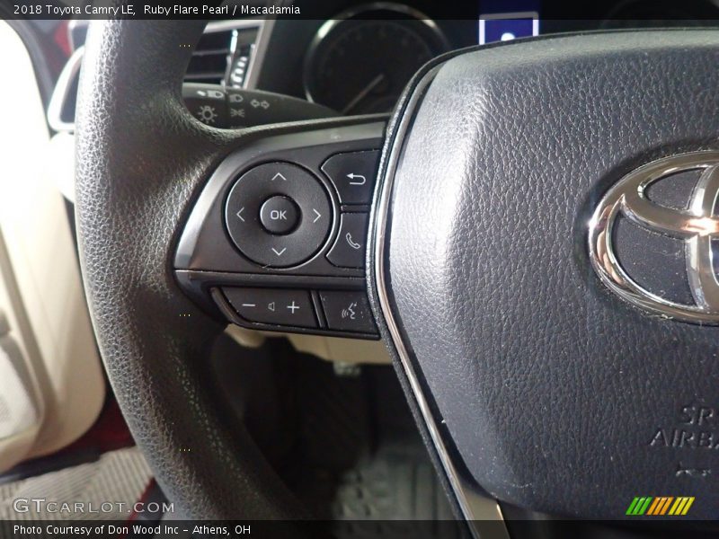 Ruby Flare Pearl / Macadamia 2018 Toyota Camry LE