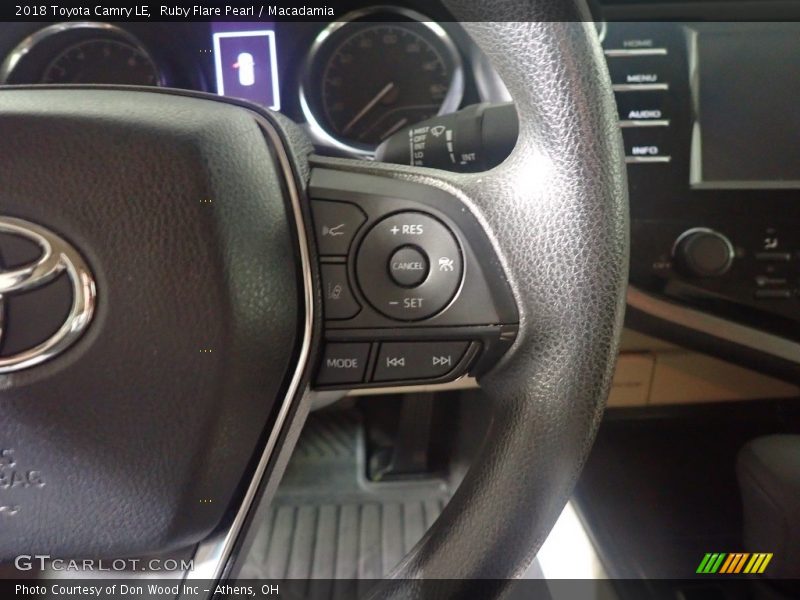 Ruby Flare Pearl / Macadamia 2018 Toyota Camry LE