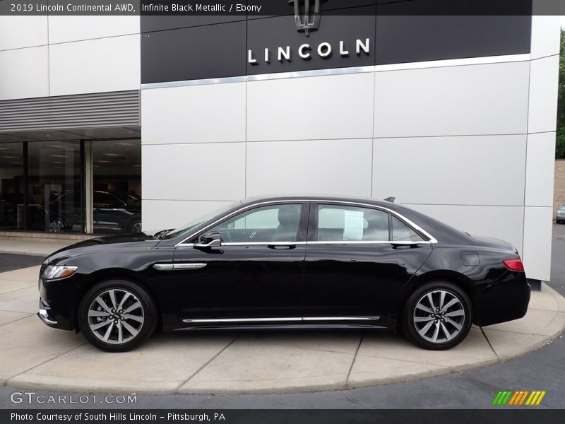  2019 Continental AWD Infinite Black Metallic