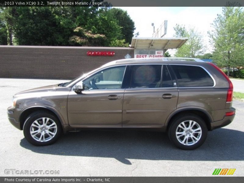 Twilight Bronze Metallic / Beige 2013 Volvo XC90 3.2