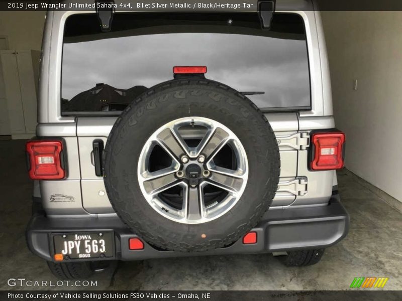 Billet Silver Metallic / Black/Heritage Tan 2019 Jeep Wrangler Unlimited Sahara 4x4