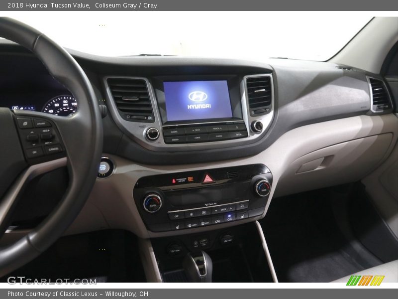 Dashboard of 2018 Tucson Value