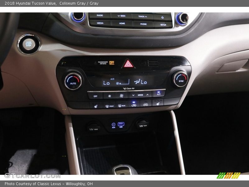 Controls of 2018 Tucson Value